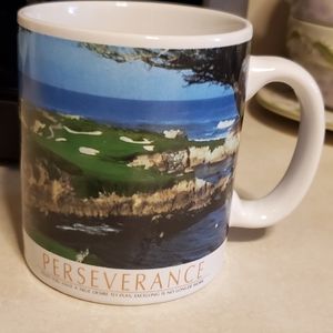 Golf course Perseverance coffee mug